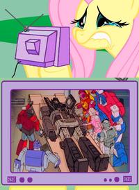 Fluttercry / Characters Watching Tv