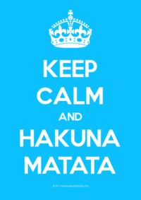 Keep Calm and Carry On