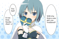 Glasses Sayaka / Too bad, it was just me!