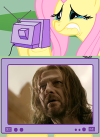 Fluttercry / Characters Watching Tv