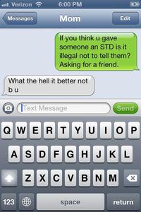 If You Think U Gave Someone an STD, Is It Illegal Not to Tell Them?