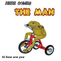 Dat Boi is The Man, frog riding a tricycle