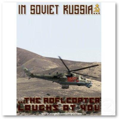 In Soviet Russia...