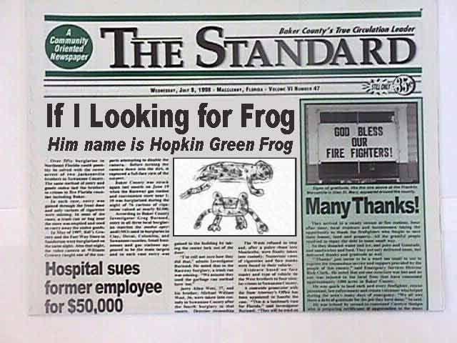 Hopkin Green Frog