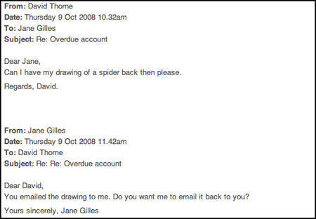 Paying Bills with Spider Drawings (Seven-Legged Spider)