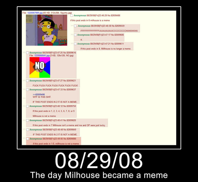 "Milhouse Is Not A Meme"