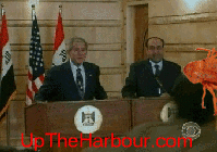 Iraqi Shoe Toss