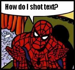 How Do I Shot Web?