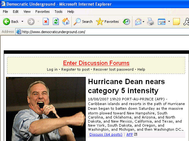 Howard Dean Scream