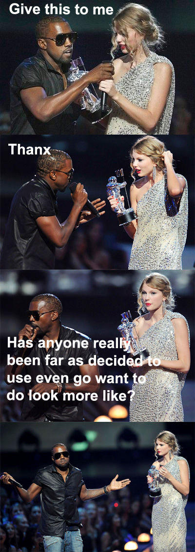 Kanye Interrupts / Imma Let You Finish