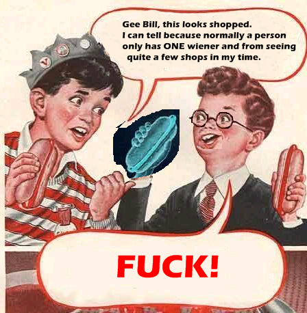 Gee Bill how come your mom﻿ lets you eat two wieners? 