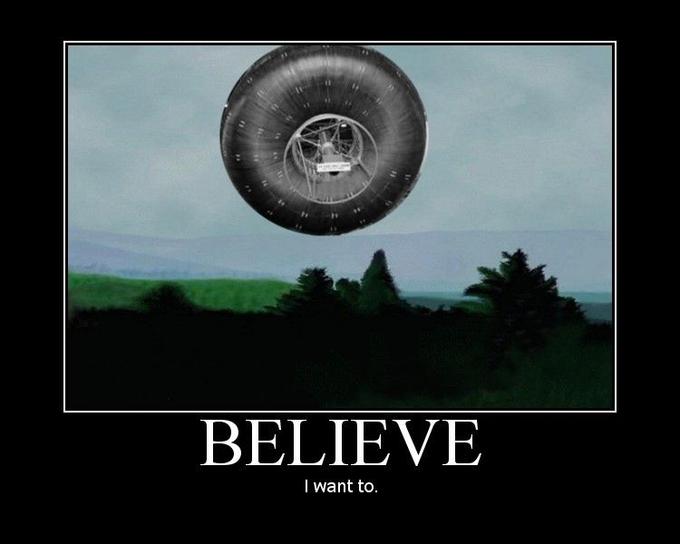 "I Want To Believe" Poster