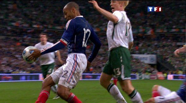 Thierry Henry's hand