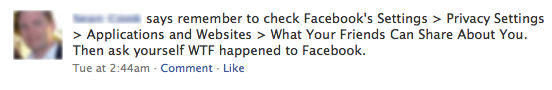 Facebook Privacy Settings