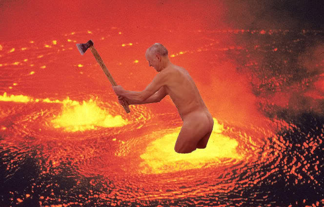 Naked Guy With Axe