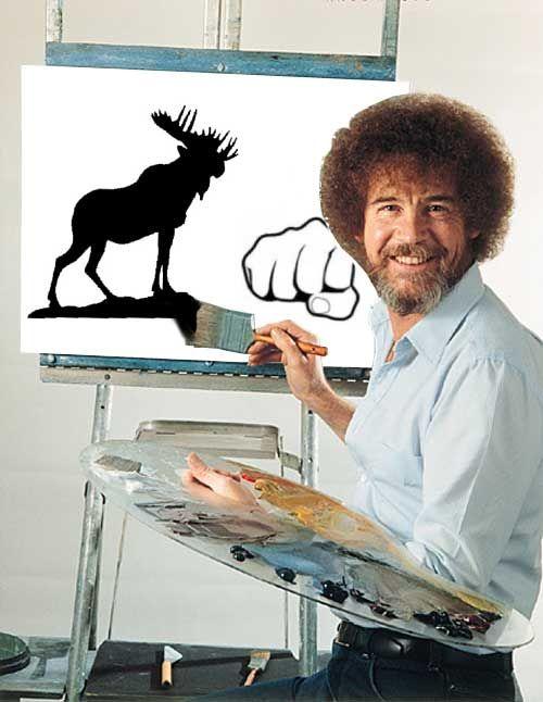 Photoshop Bob Ross