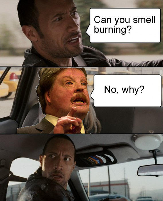 The Rock Driving