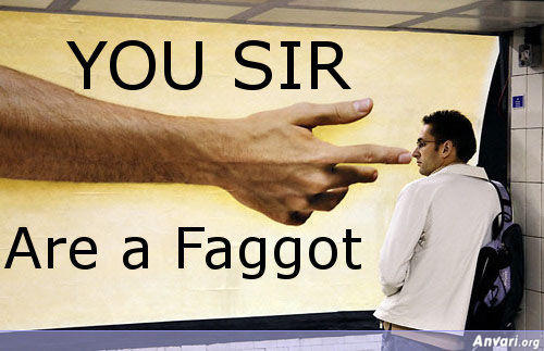 You, sir, are and idiot