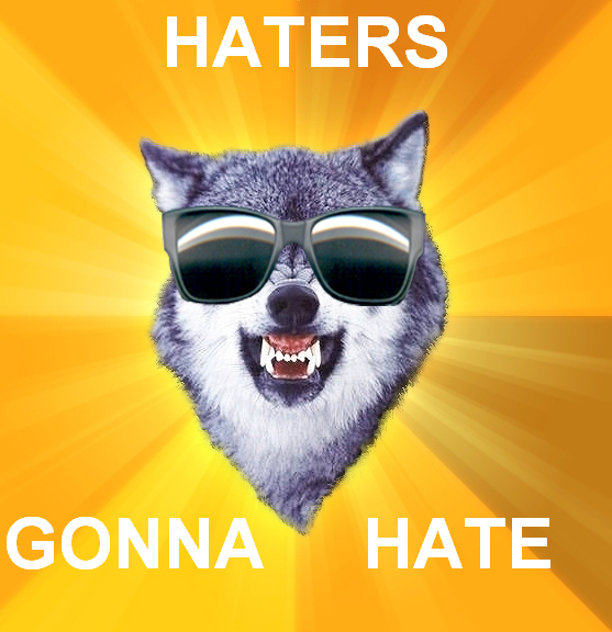 courage_wolf_summertime_haters_gonna_hate.PNG