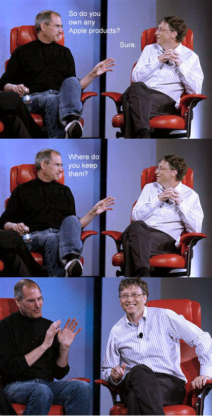 Steve Jobs/Bill Gates Comic