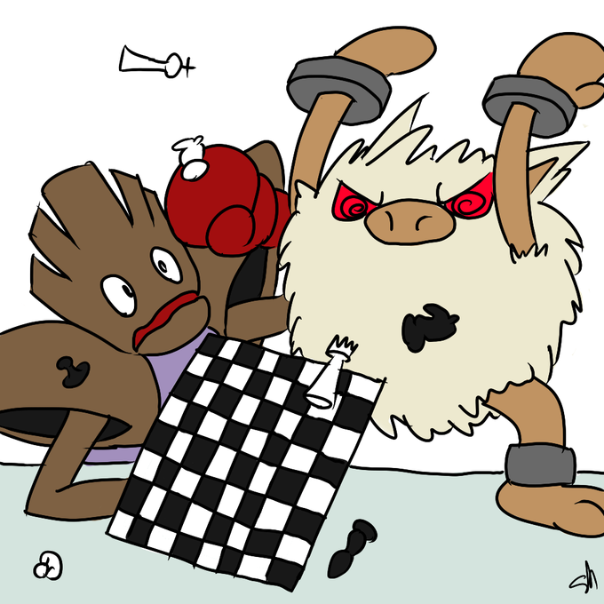 Flipping Tables Know Your Meme Furry Creatures Flipping Table Of Checkers In A Fit Rage