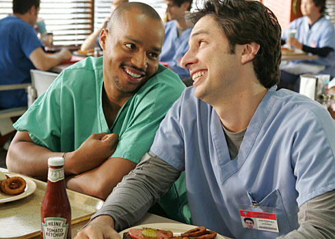 JD and Turk from Scrubs