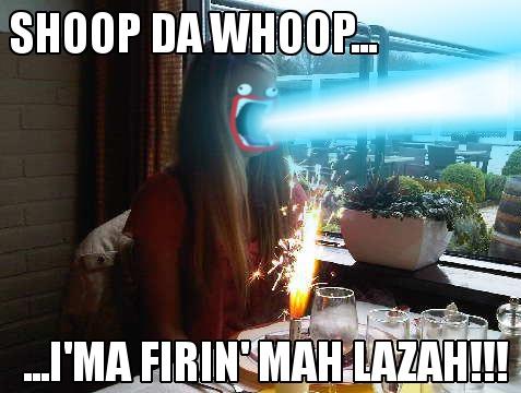 Shoop Da Whoop, Karlijn Verhagen's Firin' Hah Lazah!!!!!!!!!!!