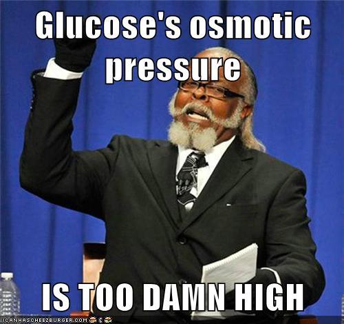 The reason glucose must be stored as glycogen.
