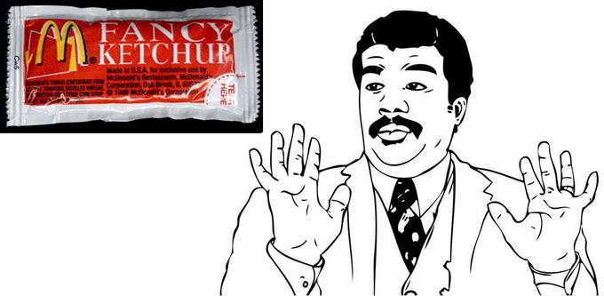 ooo FANCY ketchup!!