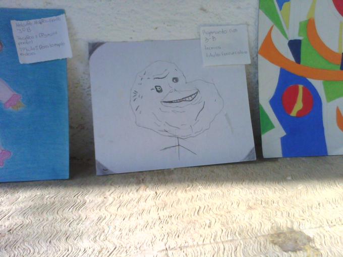  FOREVER ALONE in school.