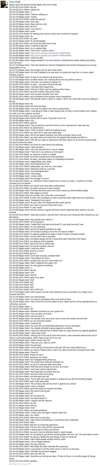 OneyNG & MeganLeeHeart Chatroom