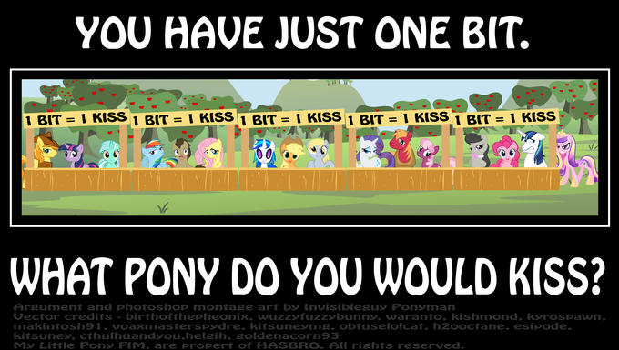 What pony do you would kiss?
