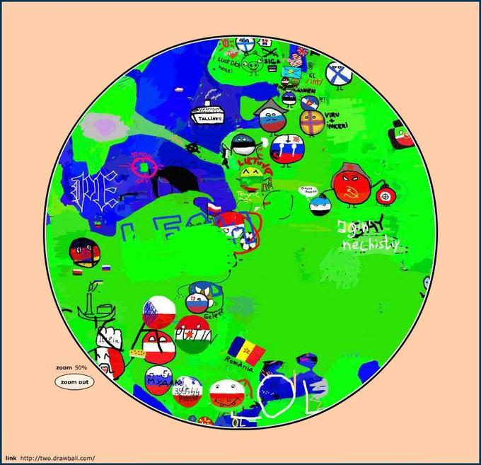 Country Balls on Drawball