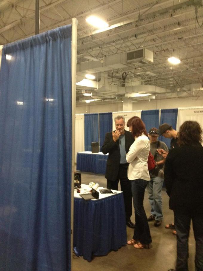 Lauren Faust & John de Lancie, night before Bronycon 2012