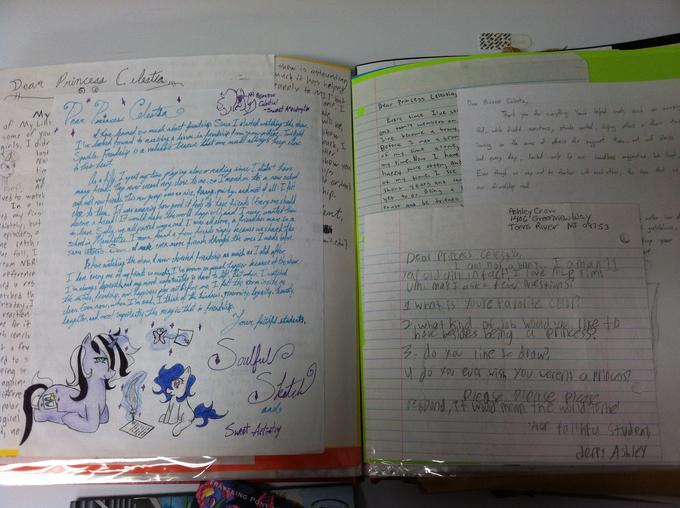 Compilation of letters to Princess Celestia (Lauren Faust)