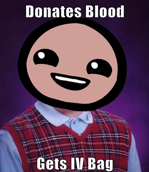 Bad Luck Isaac Template