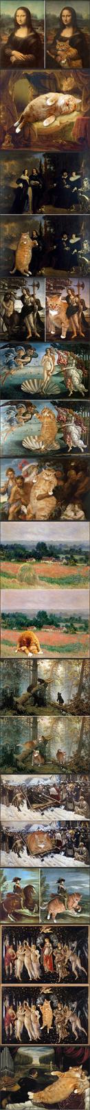 Cat in Famous Paintings