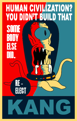 Don't blame me I voted for Kodos!