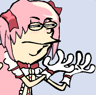 Madoka, Y U steal mine and Eddy's pose