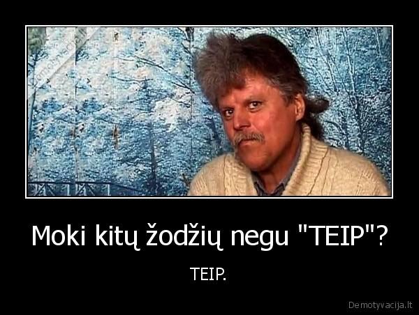 Do you know any other words than TEIP? — TEIP.