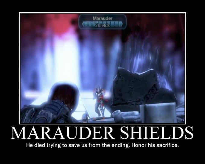 Marauder Shields motivation