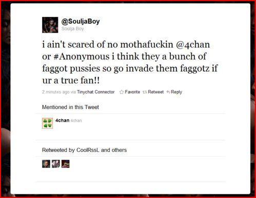 Soulja Boy's Twitter On 4chan