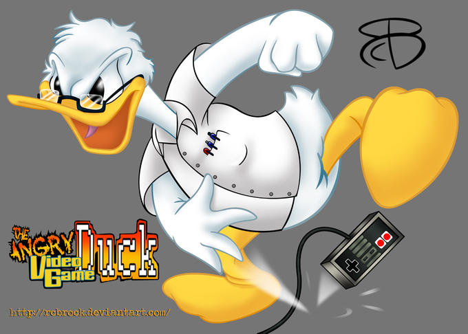 The Angry Video Game Duck by RCBrock