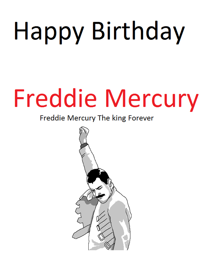 Freddie Mercury The king