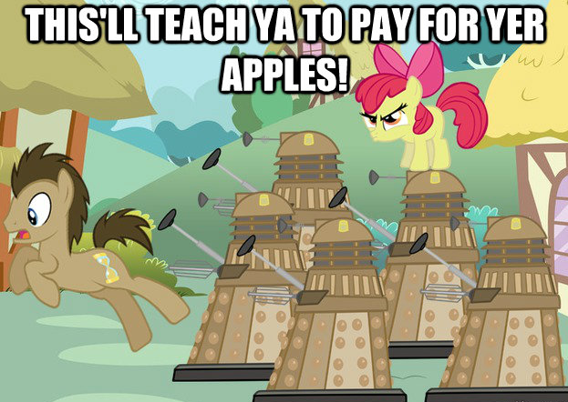 this'll teach ya to pay for yer apples