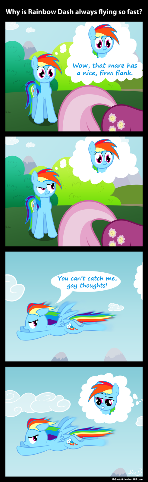 Why Rainbow Dash Is Flying So Fast
