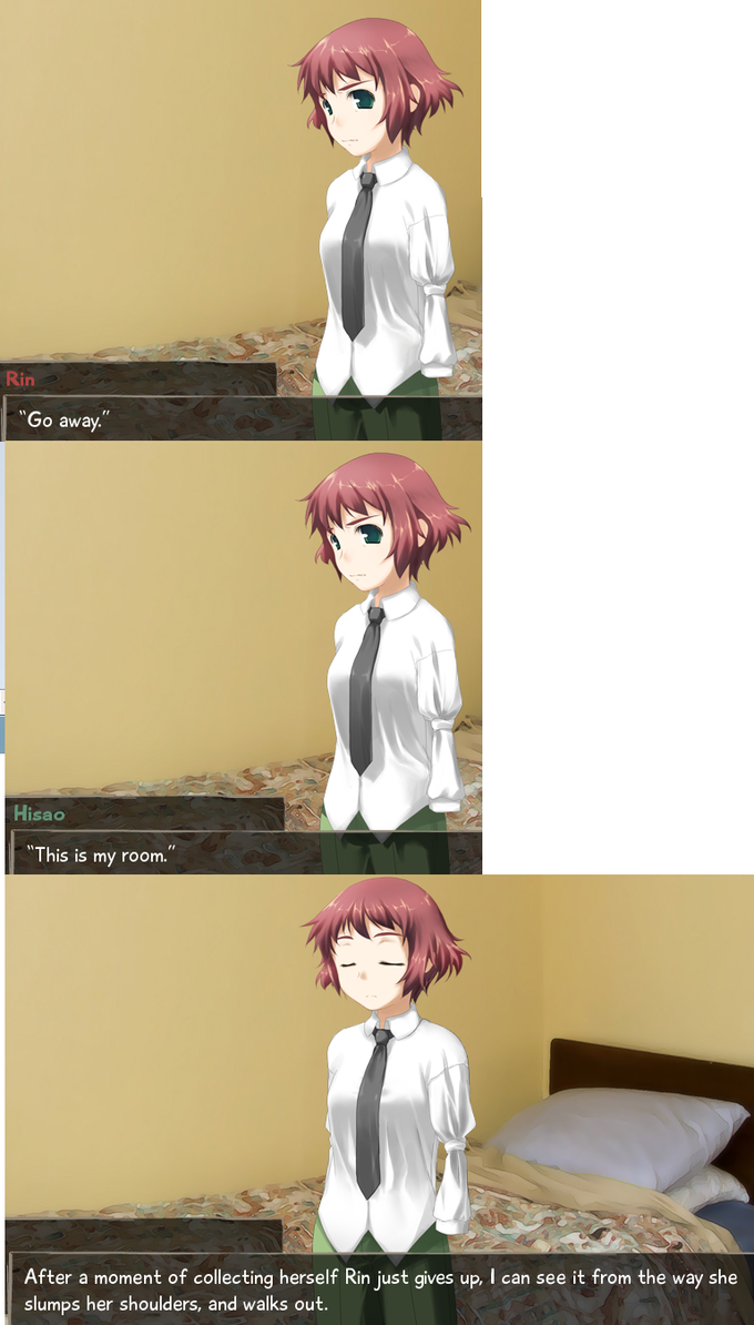 Rin leaves the thread