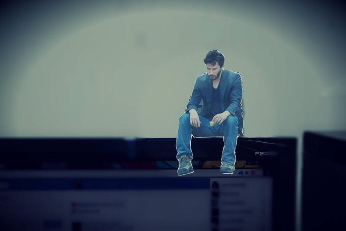 Sad Keanu Cutout