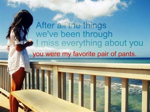 After all the things we've been through