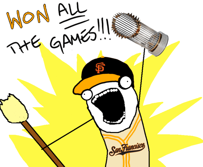SF Giants WON ALL THE GAMES!!!
